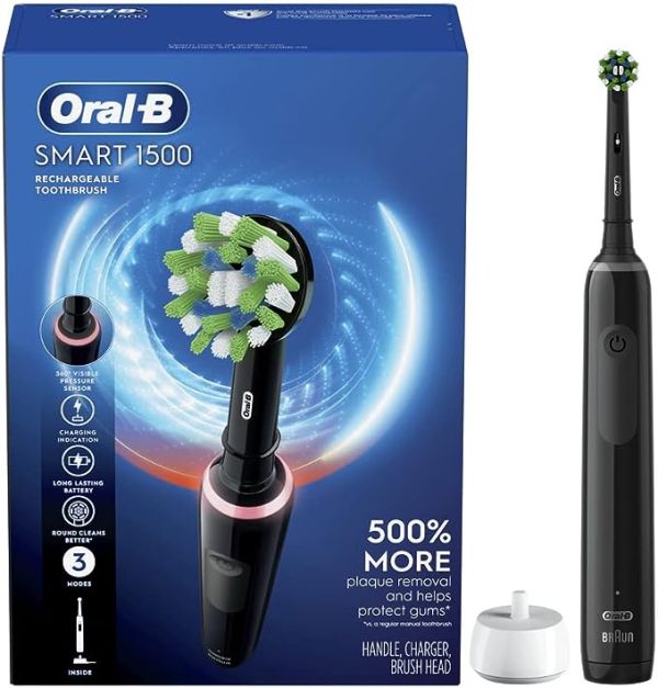 Oral-B Smart 1500 Electric Power Rechargeable Battery Toothbrush